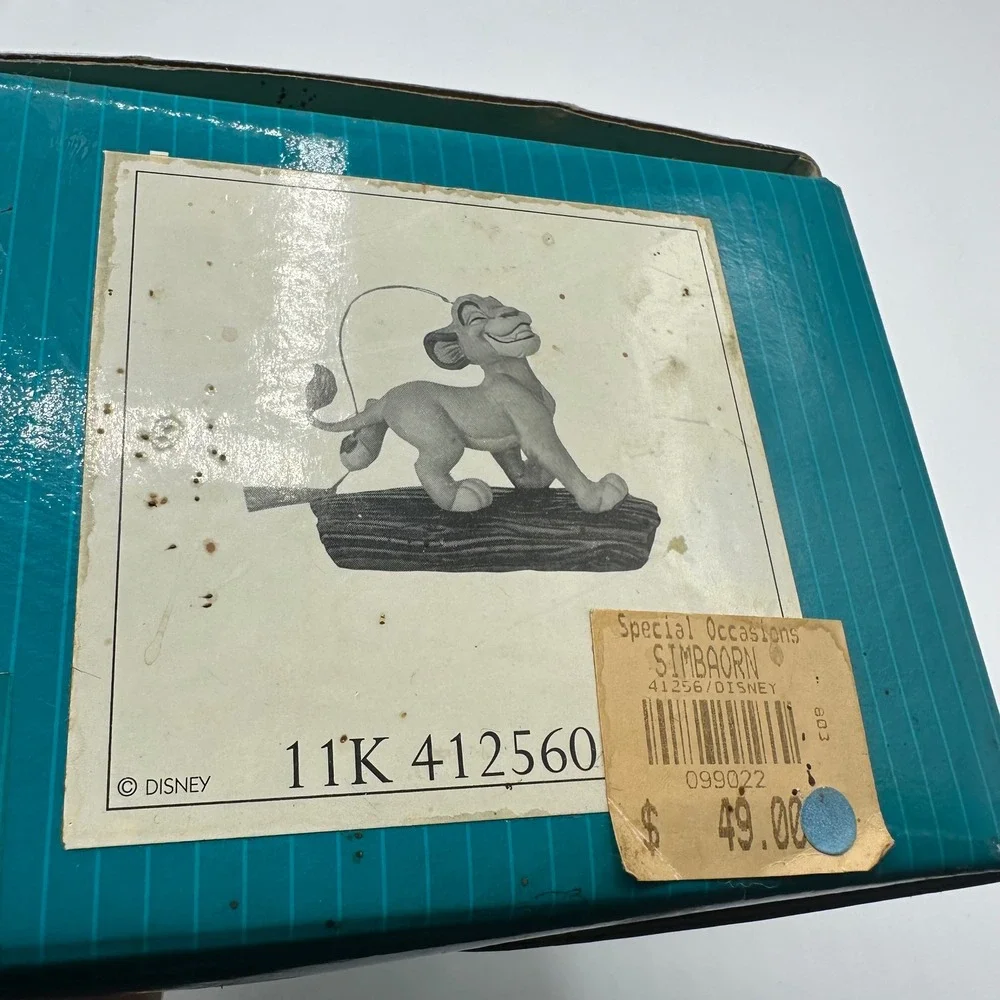 Walt Disney Classics Collection WDCC Simba Ornament Lion King Hakuna Matata COA